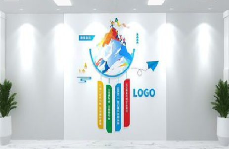 桃园公司企业形象墙的工艺材料有哪些？