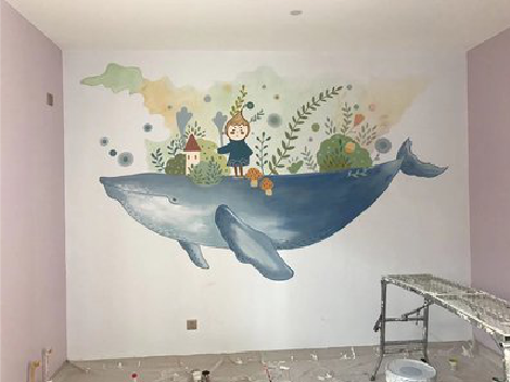 桃园手绘墙的特点及优势。